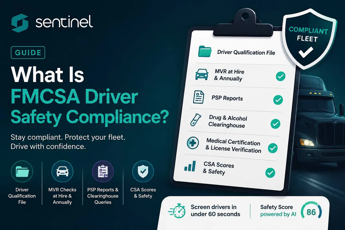 What Is FMCSA Driver Safety Compliance